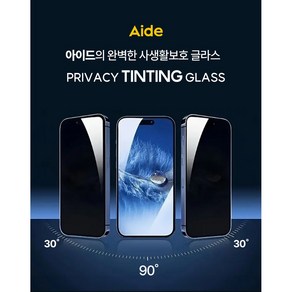 DM 아이드 틴팅 사생활보호 글라스 액정보호필름 아이폰16 프로맥스, 아이폰16 PRO MAX, 1개