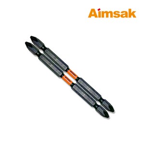 아임삭 양날토션비트 ATB110-2P 토션비트 1판(2개입) PH2 110mm, 2개, 본품(배터리없음)