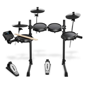 Alesis 전자 드럼 메쉬 헤드 7개 3심벌즈 음원 100 이상 데모 30곡 Tubo Mesh Kit, 단품, 1개