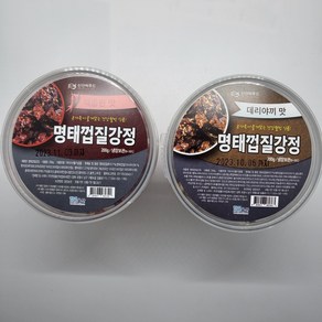 명태껍질 볶음 매콤한맛 200g +데리야끼 200g, 1세트