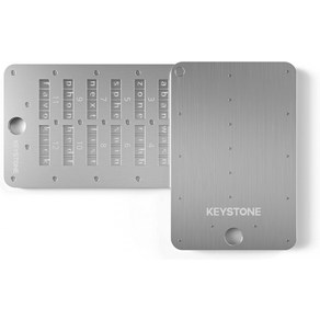 키스톤 태블릿 크립토 시드 스토리지 크립토스틸 캡슐 메탈 월렛 Keystone Tablet, 1개