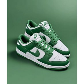 [Nike 정품] 나이키 남성용 덩크 로우 레트로 바시티 그린 발편한운동화 데일리운동화 편한신발