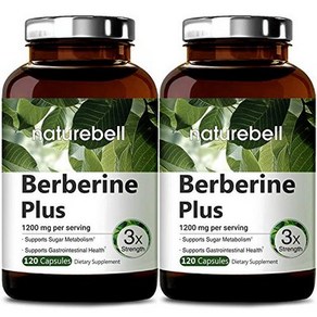 네이처벨 Berberine Plus 베르베린 1200mg 2팩 각120정