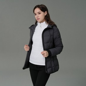 클리브랜드골프 헝가리구스 사각퀼팅 허리밴딩 여성 후디 롱자켓/바람막이/골프웨어_CGKWJK1742_SP 319099