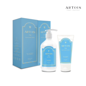 아르투아 송 2종 특가세트 (핸드앤바디로션140ml+바디워시500ml)(깨끗한 비누향), 1세트
