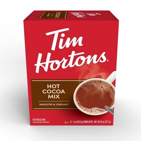 Tim Hotons 핫 코코아 믹스 패킷 스무스 앤 크리미 233765, 28.3g, 1개