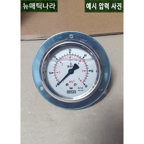 [ WIKA ] 213.53 EN837-1 63파이 400kg BD형 판넬형 ( 오일 충만식 압력 게이지 PT 1/4 유압 400kgf/cm² 400ba / 압력계 위카 비카 ), 1개