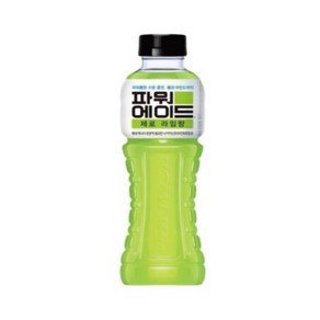 파워에이드 제로 라임향, 20개, 600ml