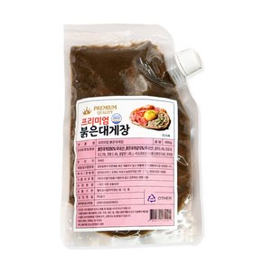 국내산 프리미엄 붉은대게장 가니미소 400g 자숙 대게장 게장볶음밥, 1개