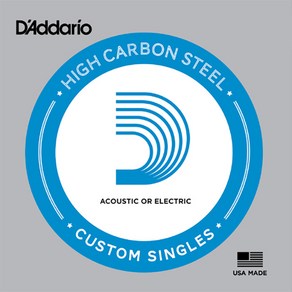 공식수입정품<br>Daddario - High Carbon Steel Single String / 다다리오 낱줄 (게이지 선택)