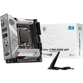 MSI 마더보드 MPG Z790I EDGE WIFI INTEL 제1213세대 CPU(LGA1700) 대응 Z790 칩셋 탑재 mini-ATX MB5913, 한개옵션1