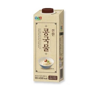 베지밀 정식품 진한 콩국물 950ml