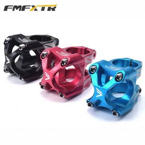 FMFXTR MTB 주먹 31.8mm 오버사이즈 숏 스템 30mm, F015 stem 31.8 30mm, 블루, 1개