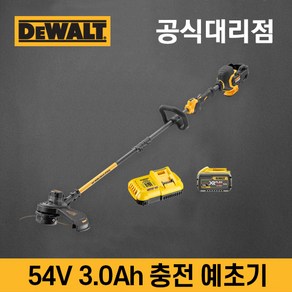 디월트 54V 3.0Ah 충전 예초기 베어툴 + 배터리 1개 DCM5713 이도날 장착 무선예초기 벌초