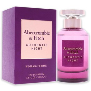 아베크롬비앤피치 향수 어센틱 나이트 팜므 50ml 오드퍼퓸 Abecombie Fitch Authentic Night Femme, 100ml, 1개