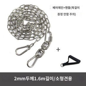 시골개 목줄 쇠사슬 쇠줄 대형견 리트리버 진돗개 3m, A. 두께2mm-1.6m, 1개