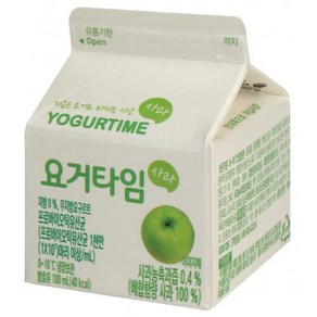 요거타임 사과 100ml 우유팩 냉장