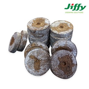 jiffy 지피펠렛 100개입 33mm 44mm 씨앗파종 발아 포트 육묘 친환경 압축상토, 33mm (100개), 1개