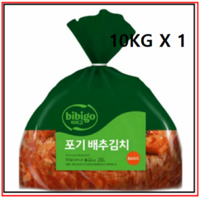 비비고 포기 배추김치 10KG, (생산직송)베이직 포기배추김치 10KG, 1개