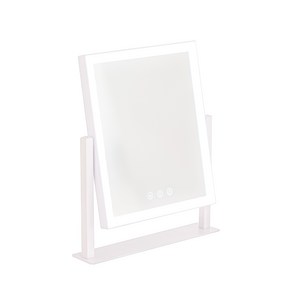 비욘드퍼니싱 LED 화장대 탁상 거울, 1개, LED라인조명
