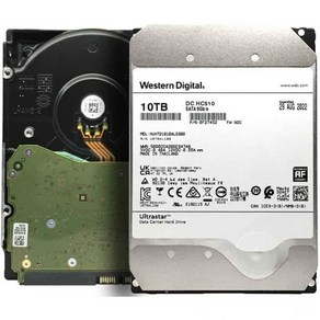 Amazon Renewed WD 10TB 울트라스타 DC HC510 7200RPM SATA 6.0Gb/s 3.5in 내장 하드 드라이브 모델 0F27452 (갱신)