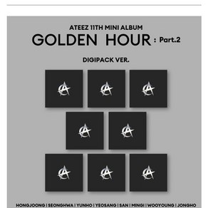 에이티즈 ATEEZ 골든아워 (GOLDEN HOUR: PART.2) 11집 미니 앨범 디지팩버전 DIGIPACK 미개봉 새상품, WOOYOUNG