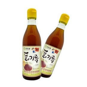 국산 들깨로 만든 통들깨 100% 들기름 350ml 청정식품