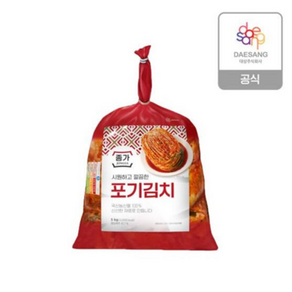 [종가공식판매몰] 종가 시원깔끔한 포기김치 5kg