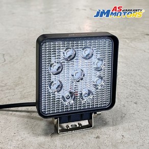 [6개월 AS 보증] LED 써치라이트 10~80V 화물차 작업등 후미등 안개등 / 9구 사각 확산형 (JMS-S27F), 1개