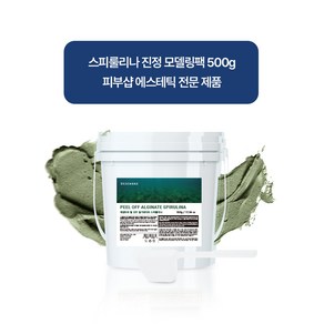 데쌍브르 팩 스피룰리나 피부과 쿨링 모공케어 열감 트러블 진정 모델링팩 500g, 1개