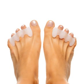 Pats Expess Oiginal Ease Relief Gel Toe Coectos Toe Spaces (2 Pai) - Coect Toes Natually, 1개, White