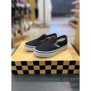 VANS 반스 키즈 코어클래식 Slip-on 슬립온 운동화 VN000ZBU6BT