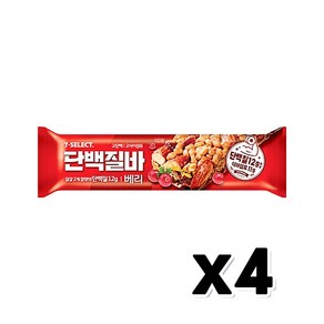 세븐셀렉트 단백질바 베리 영양간식 50g x 4개