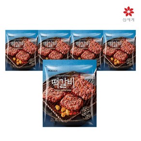 피코크 떡갈비 450g 5봉, 5개