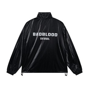 배드블러드 프린트 로고 나일론 트랙 자켓 Pinted Logo Nylon Tack Jacket wjkt23002