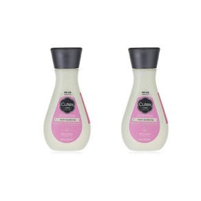 Cutex 큐텍스 아세톤없는 네일 폴리쉬 리무버 100ml 2팩, 2개