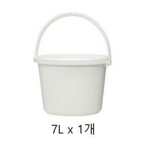 무인양품 MUJI 폴리프로필렌 양동이 뚜껑식 6개 4549738359784, 1개