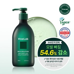 바이브랩 리바이 솔루션 안티 헤어 로스 샴푸, 500ml, 1개