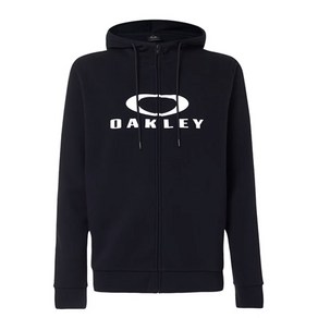 OAKLEY BARK FZ HOODIE BLACK/WHITE FOA402598-022 (오클리 바트 풀집 후드 )