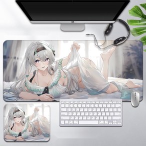 붕괴 스타레일 굿즈 미소녀 반디 캐릭터 게이밍 마우스 장패드 3mm, 300x250mm, 09.반디, 1개