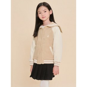 빈폴 BEANPOLE KIDS 플리스 여아 칼라 야구 점퍼 베이지 BI4841G04A 402507