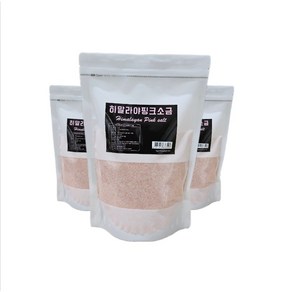 히말라야 핑크소금 1kg (가는소금) 암염 100%, 1개