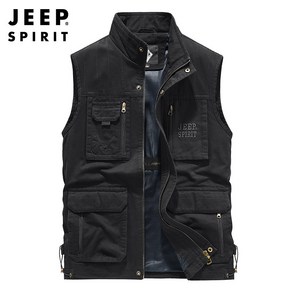 JEEP SPIRIT 지프 스피릿 캐주얼 카고 조끼 아웃도어 베스트 0911+양말