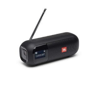 JBL 제이비엘 고급 스피커 TUNER 2 FM 블루투스 방수 휴대용 라디오 와이드 USB TypeC 충전 IPX7 블랙 JBLTUNER2FMBLKJN