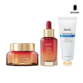 AHC 로얄 사포닌 크림 60ml + 앰플 30ml + 핸드크림 75ml