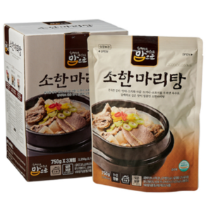 맘으로 뼈없는 소한마리탕750g X 3입 X 2팩 총 6봉, 750g, 6개