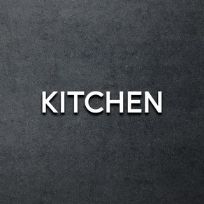 마마픽스 아크릴 도어사인 표지판 화이트, 1개, KITCHEN