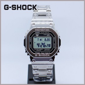 G-SHOCK 지샥 터프솔라 남여공용 메탈시계 실버 GMW-B5000D-1DR 지코스모 정품