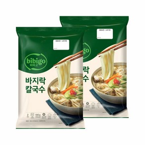 비비고 시원바지락칼국수 2인분(642g) x2개