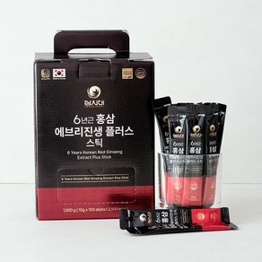 6년근 홍삼 에브리진생 플러스 스틱 (10g x 100포), 1박스, 1000g